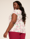 Swing Cap-Sleeve Pleat-Front Top - thumbnail 2
