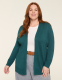 Modern Long-Sleeve Open-Front Cardigan - thumbnail 1