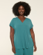 Cap-Sleeve Pleat-Front Top - thumbnail 7