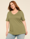 Perfect Sleeve V-Neck Tee - thumbnail 8