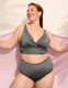 Underwire Shimmer Wrap-Front Bikini Top - thumbnail 1