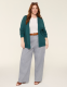 Modern Long-Sleeve Open-Front Cardigan - thumbnail 3