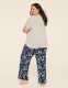 Comfy Cotton Tee & Pant PJ Set - thumbnail 2
