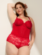 Lace Lightly Lined Balconette Merry Widow - thumbnail 4