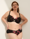 Rhinestone-Detail Lightly Lined Balconette Bra - thumbnail 4