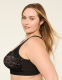 Unlined Full Coverage No-Wire Bra With Lace - thumbnail 3