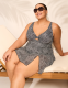 Underwire Knot-Front Swim Dress - thumbnail 6