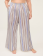 Woven Poplin Wide Leg Pant - thumbnail 1
