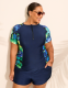 Quarter-Zip Short-Sleeve Rash Guard - thumbnail 7