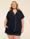 Comfy Cotton Notch-Neck Top & Short PJ Set - thumbnail 1