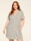 Comfy Cotton Notch-Neck Sleepshirt - thumbnail 6
