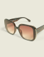 Tortoiseshell Print Square Sunglasses - thumbnail 1