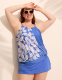 No-Wire Blouson Tankini Top - thumbnail 1