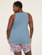 Comfy Cotton V-Neck Tank & Bermuda Short PJ Set - thumbnail 9