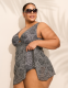 Underwire Knot-Front Swim Dress - thumbnail 8