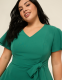 Lena V-Neck Level-Hem Midi Dress - thumbnail 9