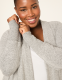 Brushed Hacci Sharkbite Cardigan - thumbnail 3