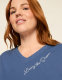 Comfy Cotton V-Neck Tunic Tee & Legging PJ Set - thumbnail 8