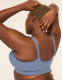 Cotton Lightly Lined Front-Close No-Wire Bra - thumbnail 6