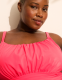 No-Wire Ruched Swim Tankini Top - thumbnail 4