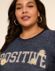 Short-Sleeve Positive Graphic Sweatshirt - thumbnail 5