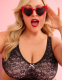 Unlined Full Coverage No-Wire Bra With Lace - thumbnail 5