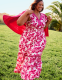 V-Neck Flutter Sleeve Ruffle Maxi Dress - thumbnail 7