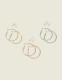 Mixed Metal Hoop & CZ Earring Pack - thumbnail 1