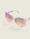 Pink Marble Cateye Sunglasses - thumbnail 1