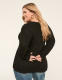 V-Neck Cable Knit Pullover Sweater - thumbnail 9