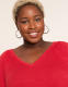Sparkle Smocked-Shoulder Long-Sleeve Top - thumbnail 8