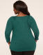 Sparkle Smocked-Shoulder Long-Sleeve Top - thumbnail 10