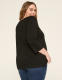 Sparkle Smocked-Shoulder Long-Sleeve Top - thumbnail 2