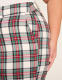 Perfect Drape Lurex High-Rise Plaid Wide Leg Pant - thumbnail 4