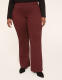 Ponte Pull-On High-Rise Flare Plaid Pant - thumbnail 1