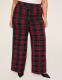 Perfect Drape High-Rise Plaid Wide Leg Pant - thumbnail 1