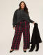 Perfect Drape High-Rise Plaid Wide Leg Pant - thumbnail 3