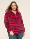 Half-Zip Sherpa Mock-Neck Top - thumbnail 1