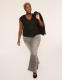 Tie-Back V-Neck Lace Top - thumbnail 3