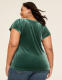 Velvet Notch-Neck Top - thumbnail 6