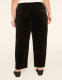 Rib Velour Pull-On Curved Ankle Pant - thumbnail 2