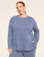 LIVI Long-Sleeve Cable Knit Texture Top - thumbnail 1