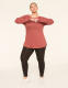 LIVI Soft Boatneck Ruched-Sleeve Tunic - thumbnail 3