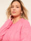 Relaxed Pointelle-Stitch Pullover Sweater - thumbnail 4