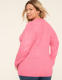 Relaxed Pointelle-Stitch Pullover Sweater - thumbnail 2
