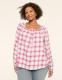 Swing Square-Neck Popover Blouse - thumbnail 1