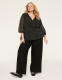 3/4-Sleeve Faux-Wrap Blouse - thumbnail 5