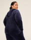 LIVI V-Neck Velour Hoodie - thumbnail 2