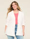 Linen 3/4-Sleeve Jacket - thumbnail 1