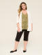 Linen 3/4-Sleeve Jacket - thumbnail 4